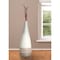 Uniquewise 27.5" Spun Bamboo and Coiled Seagrass Patterned Vase, White, Medium QI003357W.M - alternate 3